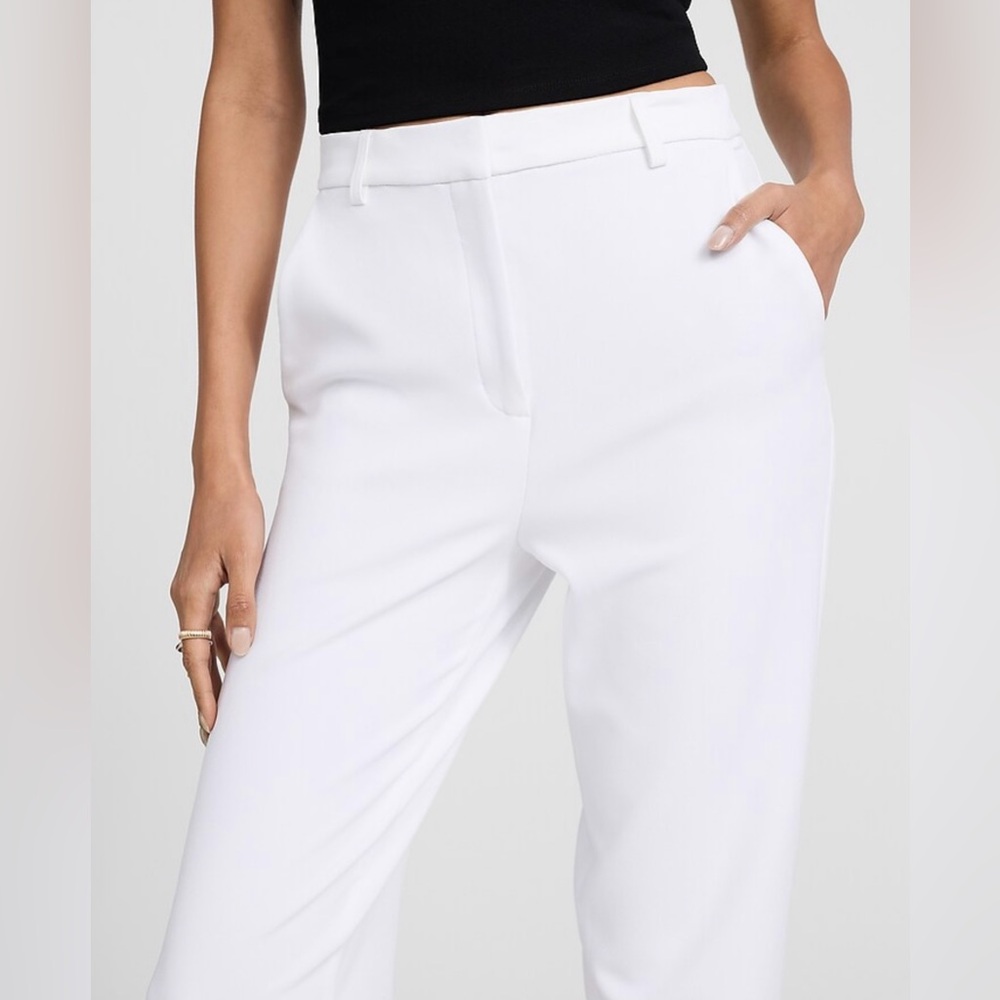 Express Editor Super High Waisted Straight Ankle